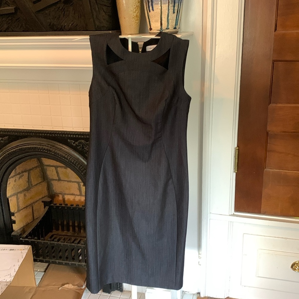 Calvin‎ Klein open front dress. Worn 1x. Super excellent condition